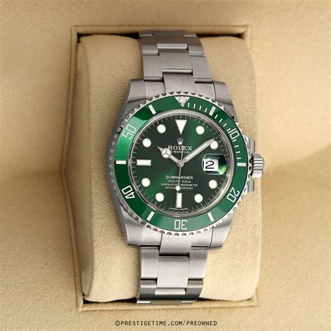 rolex hulk pre owned